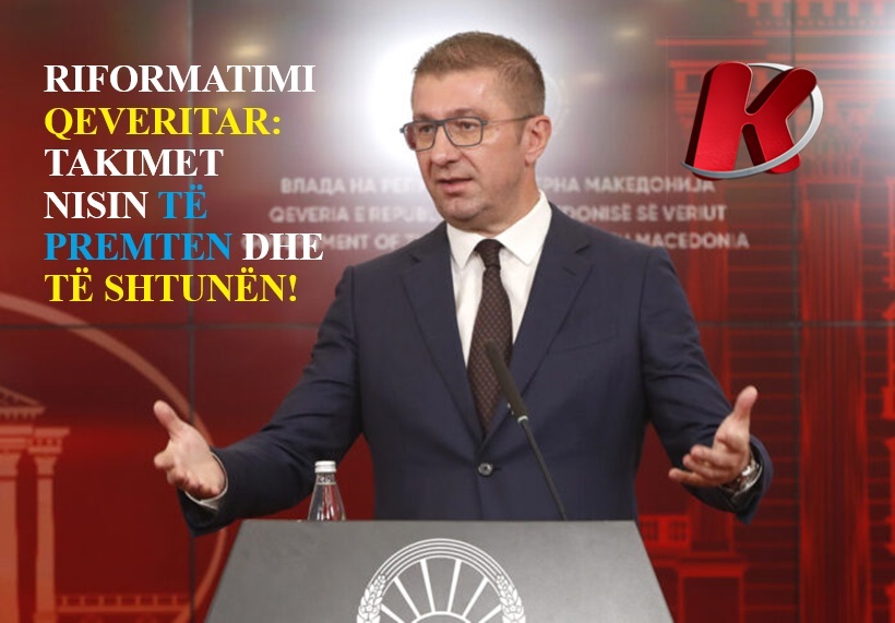 RIFORMATIMI QEVERITAR  TAKIMET NISIN TË PREMTEN DHE TË SHTUNËN 
