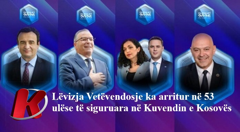 Lëvizja Vetëvendosje ka arritur në 53 ulëse të siguruara në Kuvendin e Kosovës