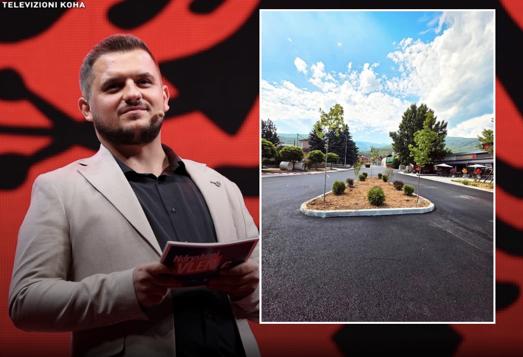 Albi Qamili publikon fotografi nga Xhepçishti  Rruga e re ka transformuar fshatin