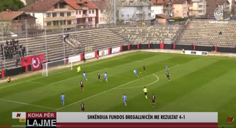 (VIDEO) Shkëndija në stadiumin në Tetovë fundosi Bregallnicën  me rezultat 4-1