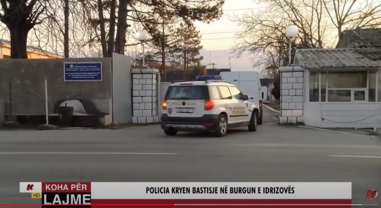 (VIDEO)Policia bastis burgun e Idrizovës