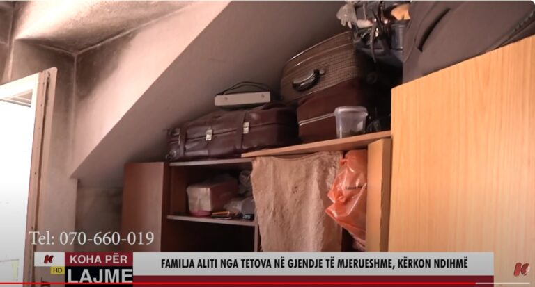 (video) Familja Aliti nga Tetova në gjendje të mjerueshme, kërkon ndihmë
