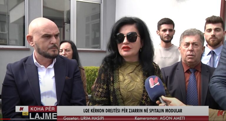 Kryetarja e LQE-së Gjyla Çeliku kërkon drejtësi për zjarrin që  shkrumboi spitalin modular të Tetovës